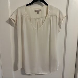 Banana Republic ivory / off-white blouse, S